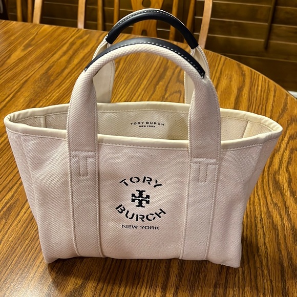 Tory Burch Handbags - NWOT Tory Burch Limited Edition Mini Mercer Canvas Tote
